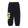 Huf, Pantalone Tuta Felpato Uomo Megablast Fleece Pant, Black