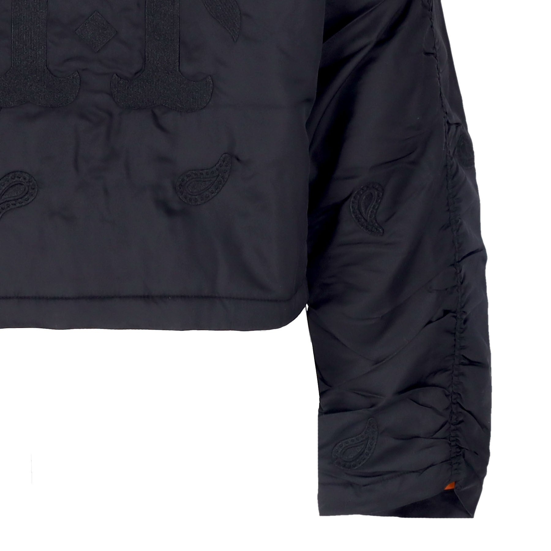 Huf, Giubbotto Corto Donna Paisley Satin Bomber, 