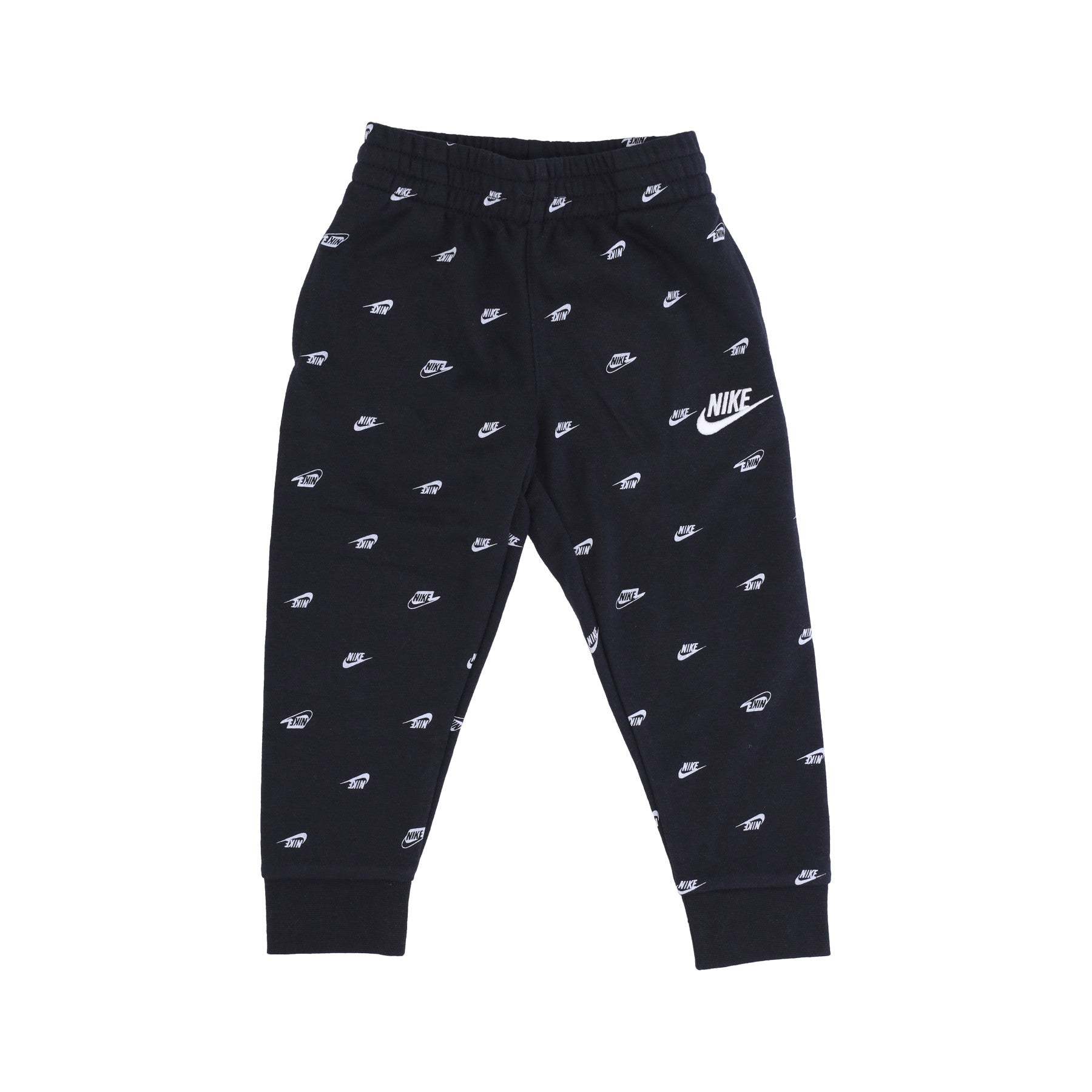 Nike, Pantalone Tuta Leggero Bambino Club Aop Ssnl Pant, Black
