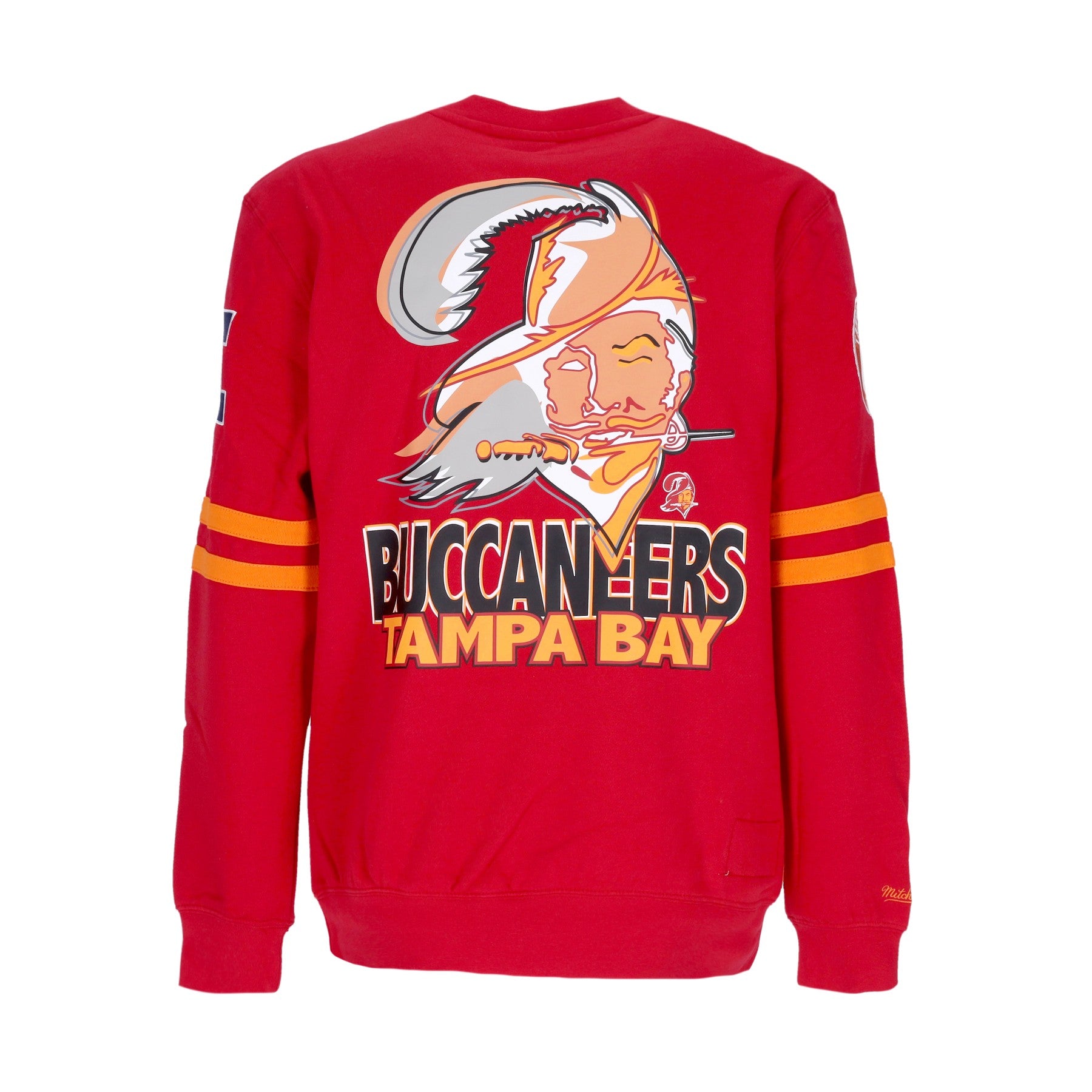 Mitchell & Ness, Felpa Girocollo Uomo Nfl All Over Crew 2.0 Tambuc, 