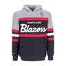 Mitchell & Ness, Felpa Cappuccio Uomo Nba Headcoach Hoodie Hardwood Classics Porbla, Black