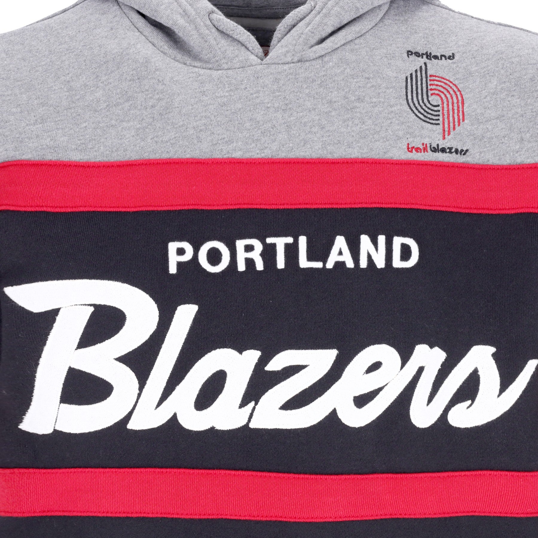 Mitchell & Ness, Felpa Cappuccio Uomo Nba Headcoach Hoodie Hardwood Classics Porbla, 