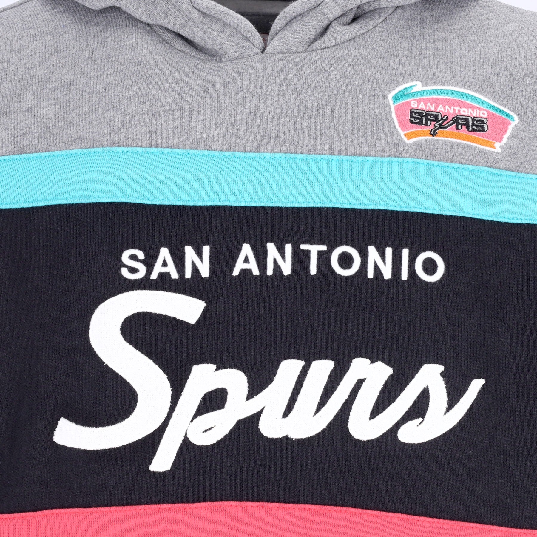 Mitchell & Ness, Felpa Cappuccio Uomo Nba Headcoach Hoodie Hardwood Classics Saaspu, 