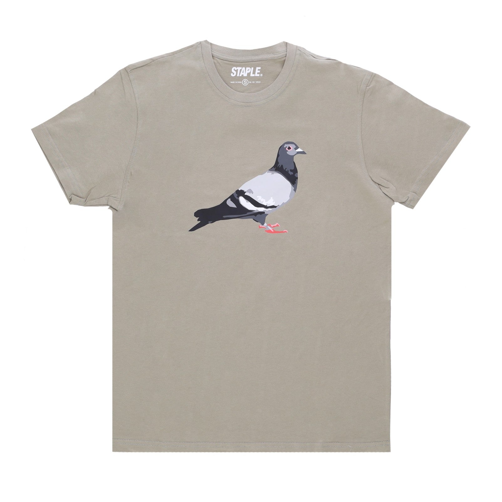 Men's T-Shirt Pigeon Logo Tee Sage