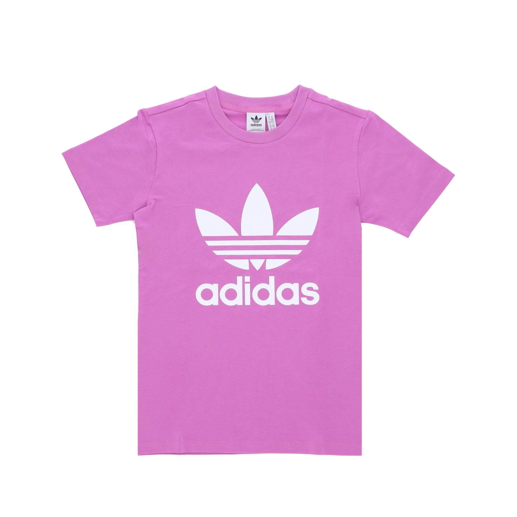 Adidas, Maglietta Donna Trefoil Tee, Semi Pulse Lilac