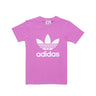 Adidas, Maglietta Donna Trefoil Tee, Semi Pulse Lilac