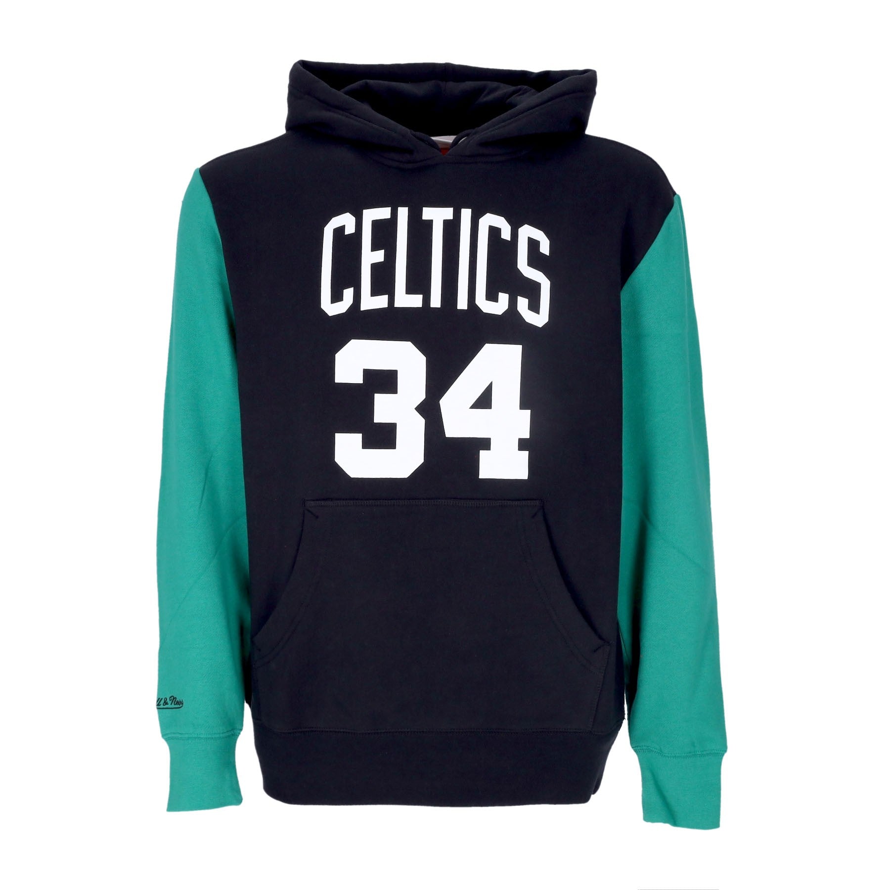 Mitchell & Ness, Felpa Cappuccio Uomo Nba Fashion Fleece Hoodie 2008 No 34 Paul Pierce Hardwood Classics Boscel, Original Team Colors