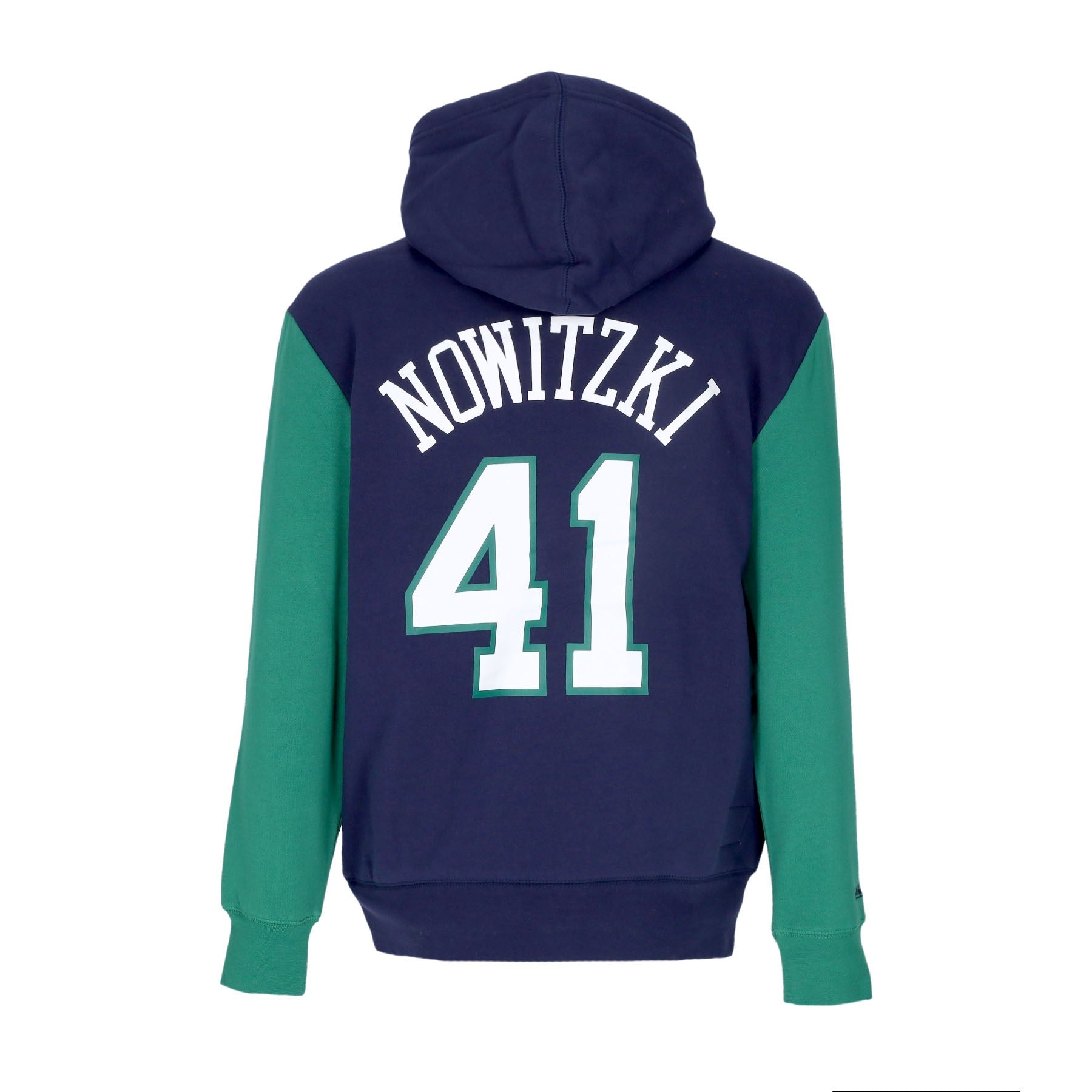 Mitchell & Ness, Felpa Cappuccio Uomo Nba Fashion Fleece Hoodie 1998 No 41 Dirk Nowitzki Hardwood Classics  Dalmav, 