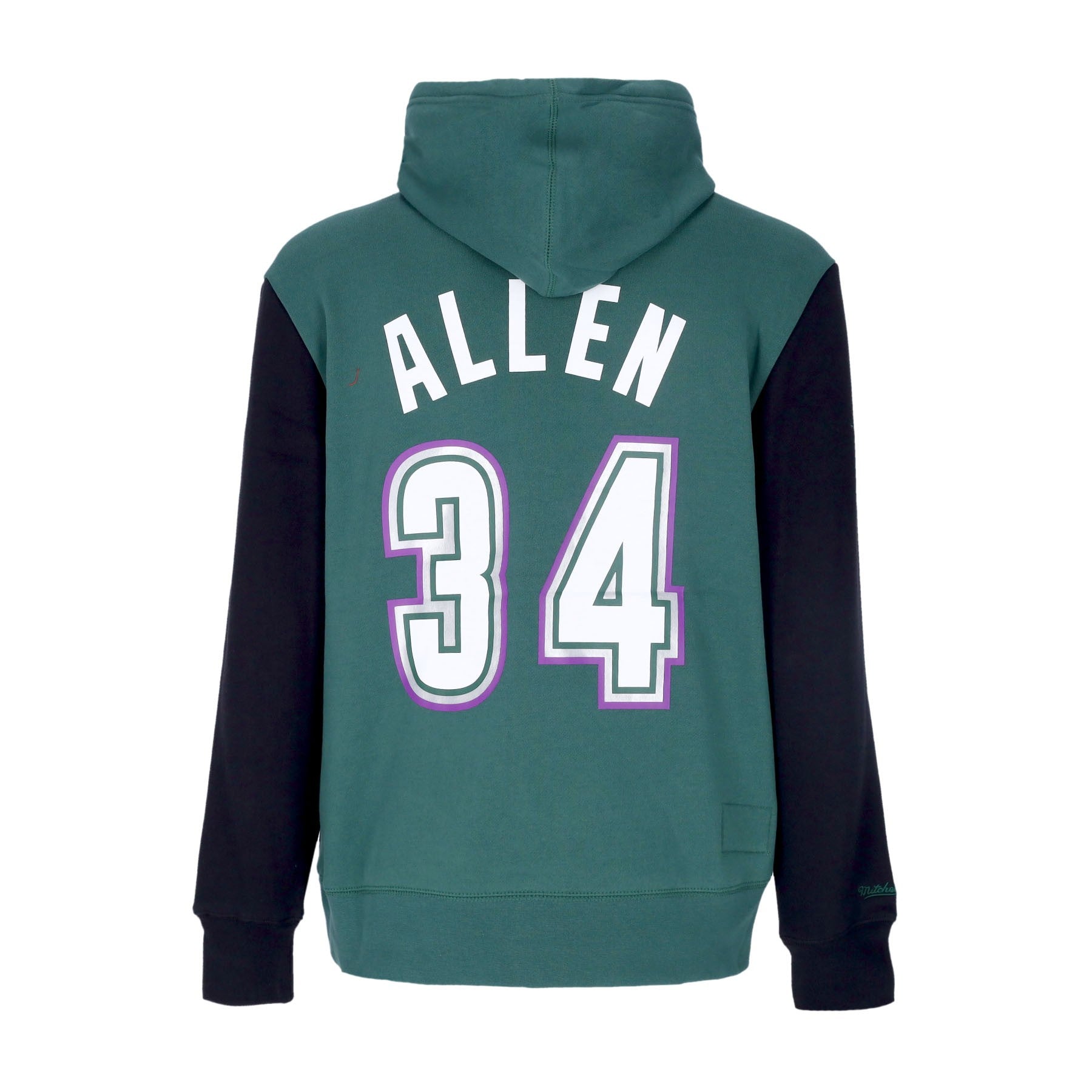 Mitchell & Ness, Felpa Cappuccio Uomo Nba Fashion Fleece Hoodie 1996 No 34 Ray Allen Hardwood Classics  Milbuc, 