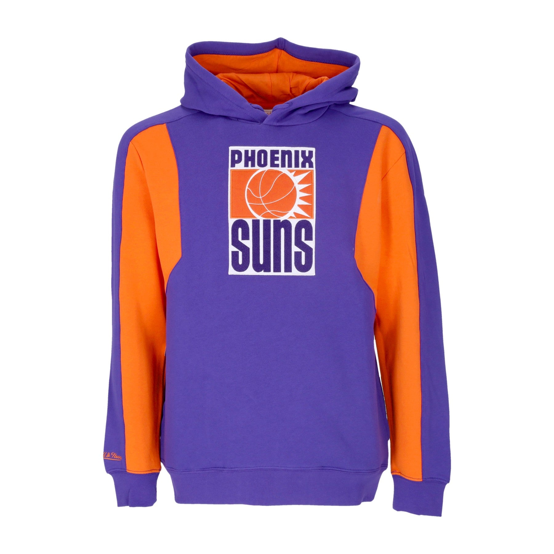 Mitchell & Ness, Felpa Cappuccio Uomo Nba Color Blocked Fleece 2.0 Hardwood Classics Phosun, Original Team Colors