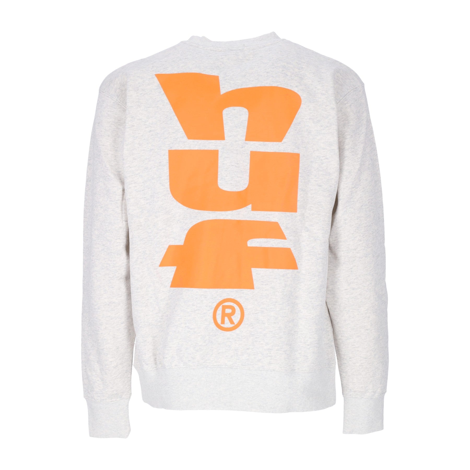Huf, Felpa Girocollo Uomo Megablast Crewneck, Athletic Heather