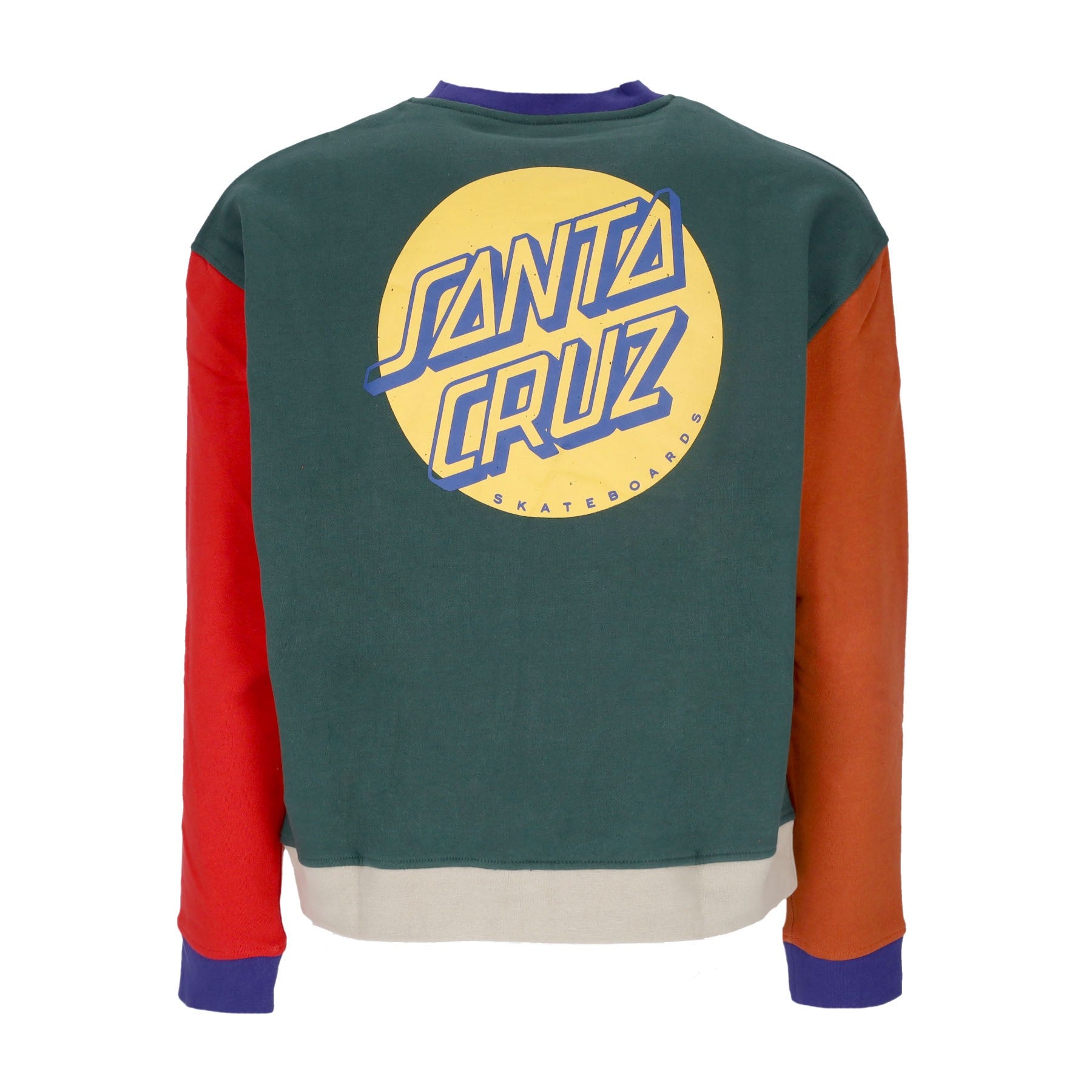 Santa Cruz, Felpa Girocollo Uomo Shadowless Dot Crew, 