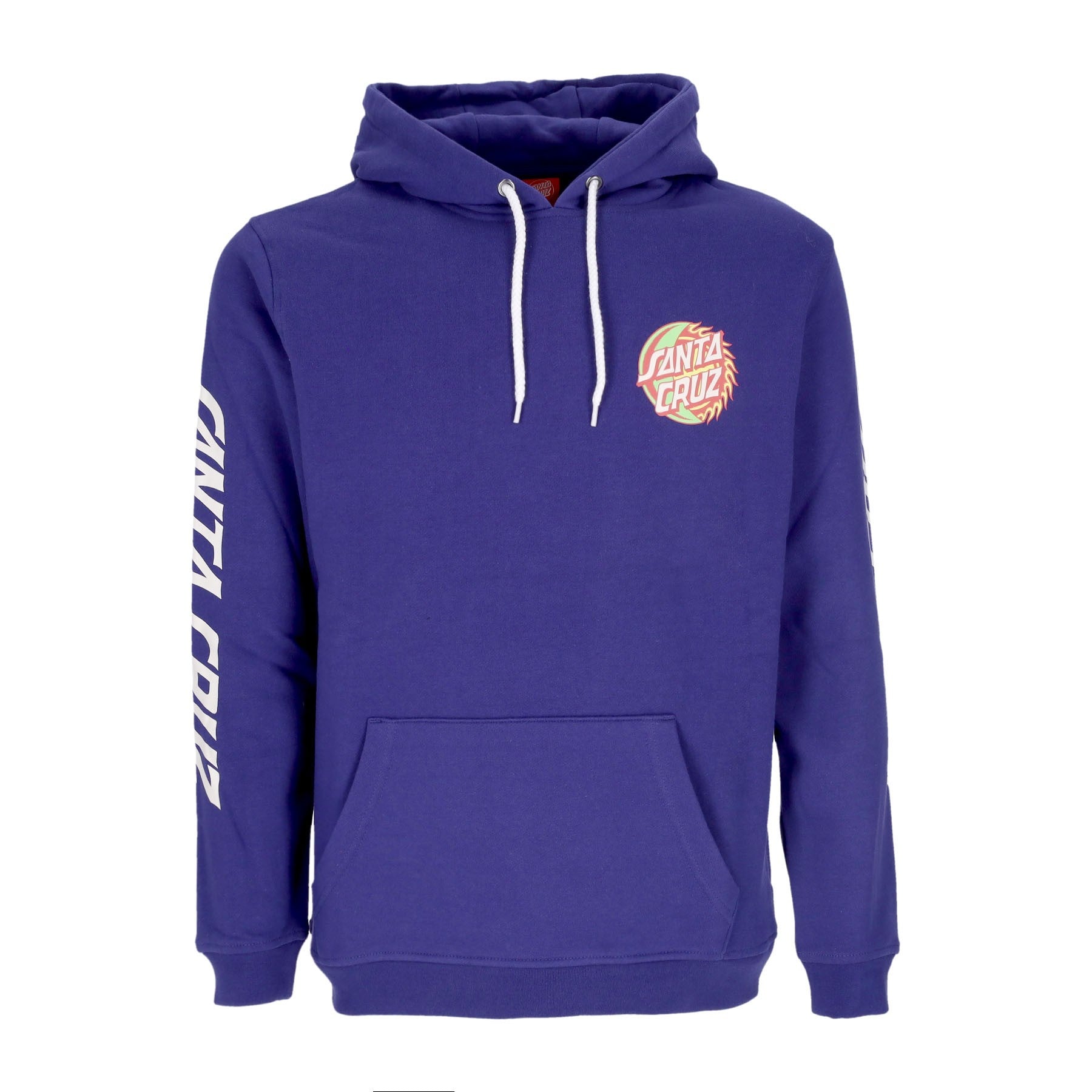 Santa Cruz, Felpa Cappuccio Uomo Eclipse Dot Hood, Navy Blue