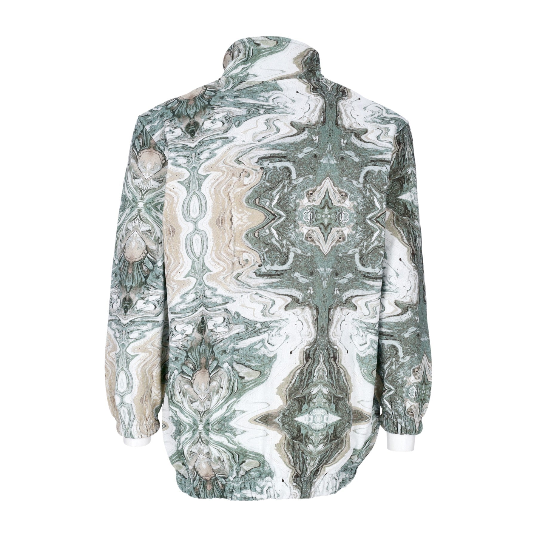 Huf, Felpa Collo Alto Donna Swirl Oversized Fleece Full Zip, 