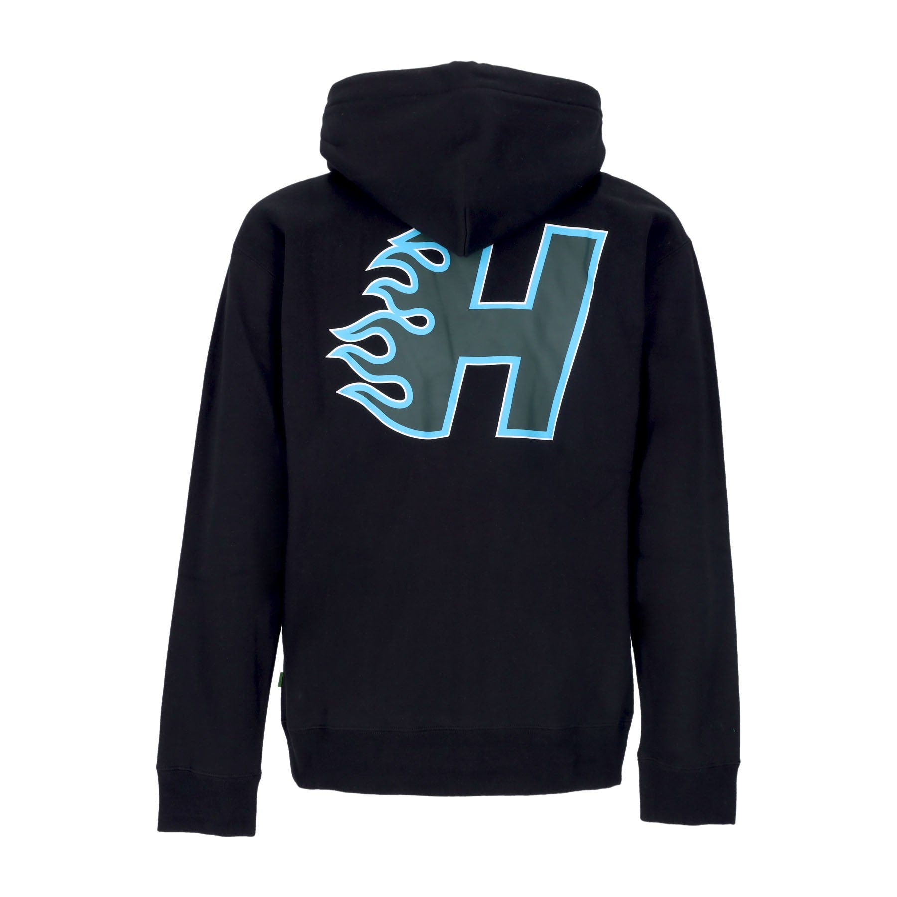 Huf, Felpa Cappuccio Zip Uomo Enforcer Full Zip Hoodie, Black