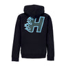 Huf, Felpa Cappuccio Zip Uomo Enforcer Full Zip Hoodie, Black