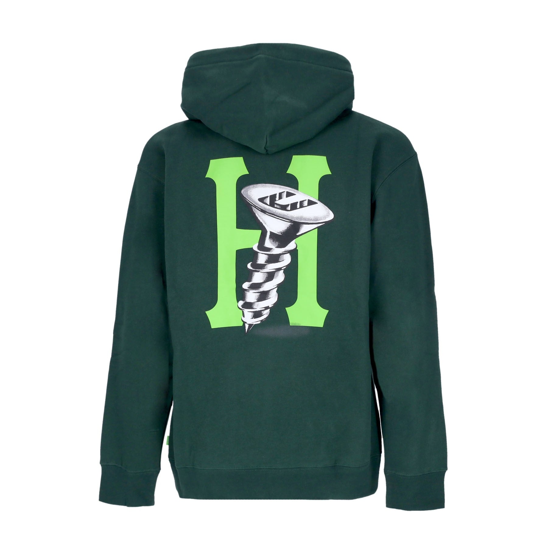 Huf, Felpa Cappuccio Uomo Hardware Hoodie, Forest Green