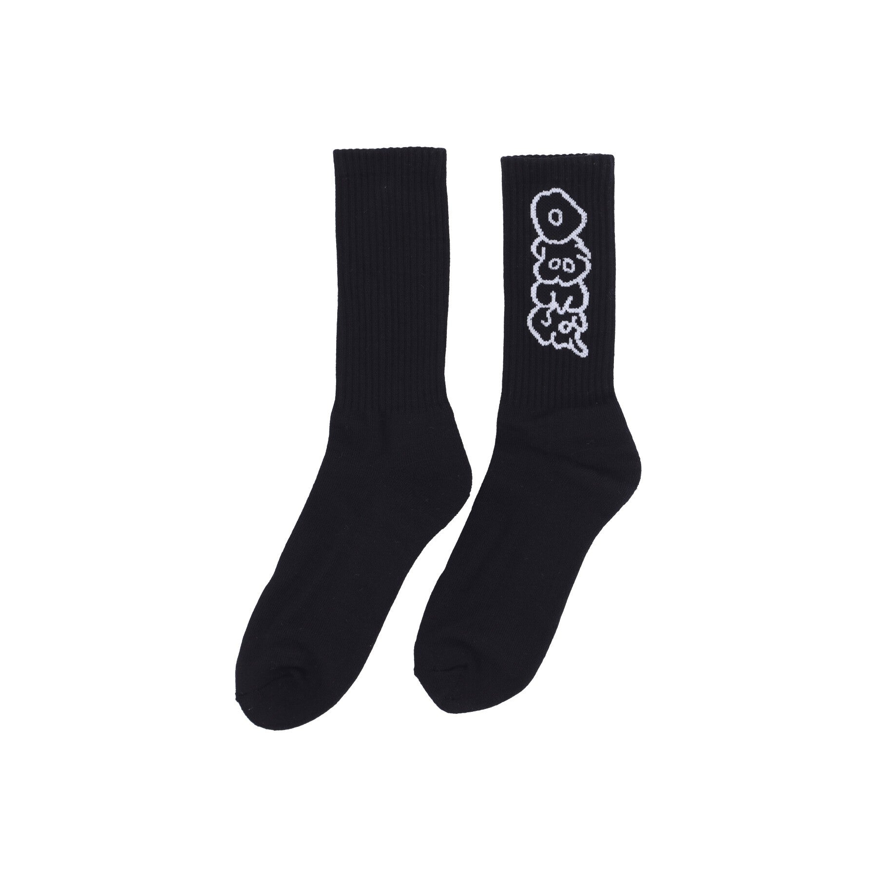 Obey, Calza Media Uomo Brux Socks, Black