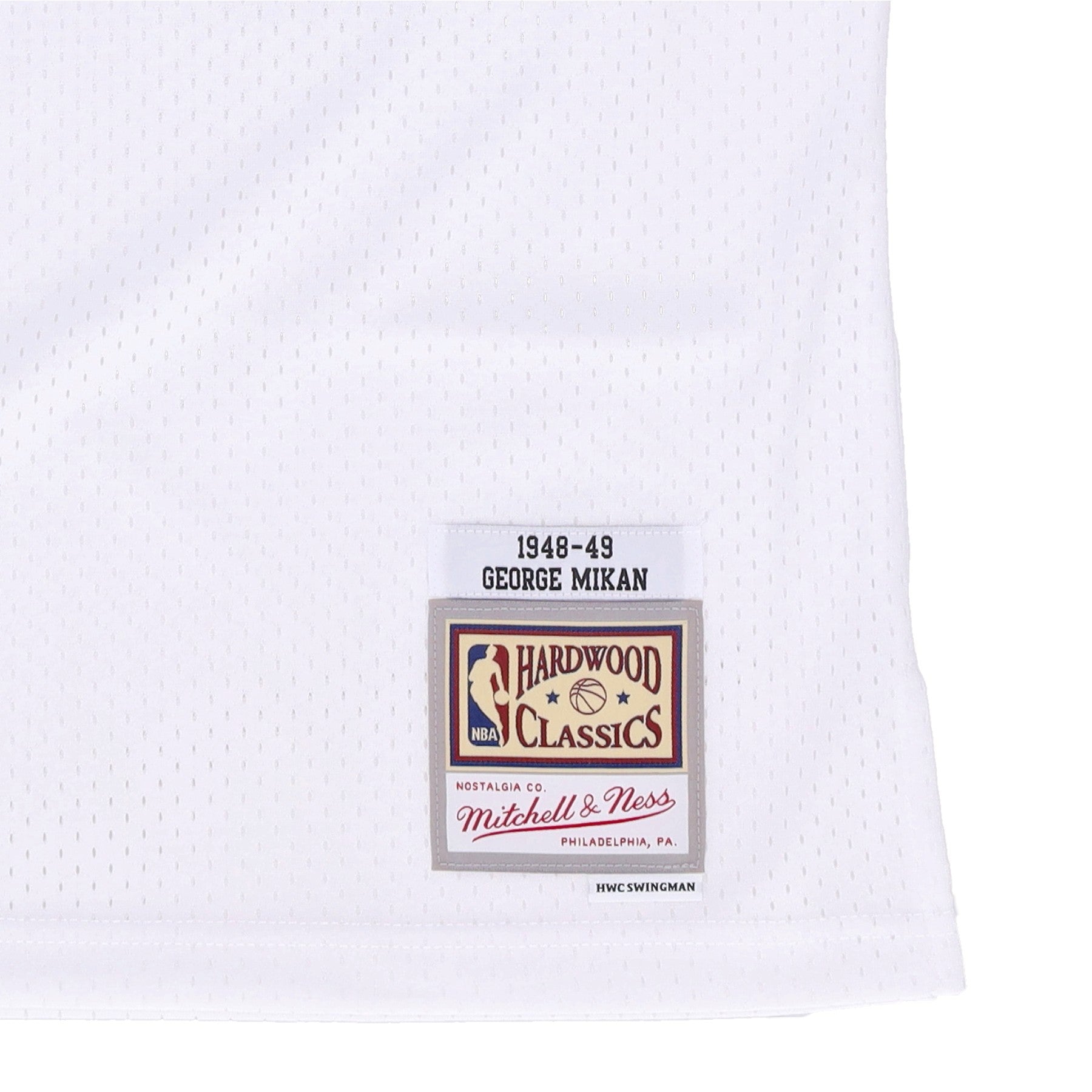 Mitchell & Ness, Canotta Basket Uomo Nba Home Jersey Hardwood Classics No 99 George Mikan 1948-49 Minlak, 