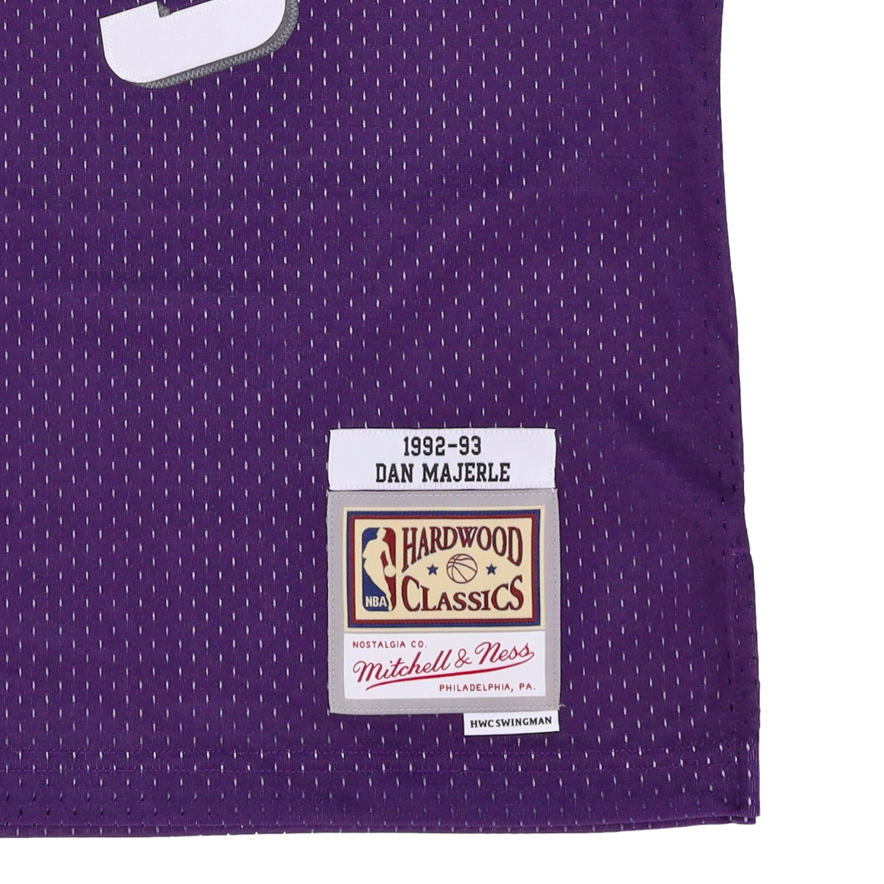 Mitchell & Ness, Canotta Basket Uomo Nba Road Jersey Hardwood Classics No 9 Dan Majerle 1992-93 Phosun, 