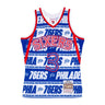 Mitchell & Ness, Canotta Basket Uomo Nba Teamwrap Swingman Jersey Hardwood Classics No 3 Allen Iverson 1996-97 Phi76e, Blue