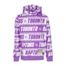 Mitchell & Ness, Felpa Cappuccio Uomo Nba Teamwrap Hoodie Hardwood Classics Torrap, Purple