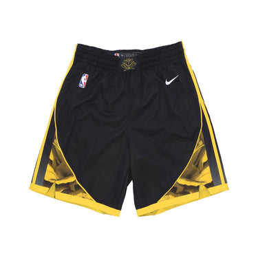 Nike Nba, Pantaloncino Basket Uomo Nba City Edition 22 Dri-fit Swingman Short Golwar, Black/white