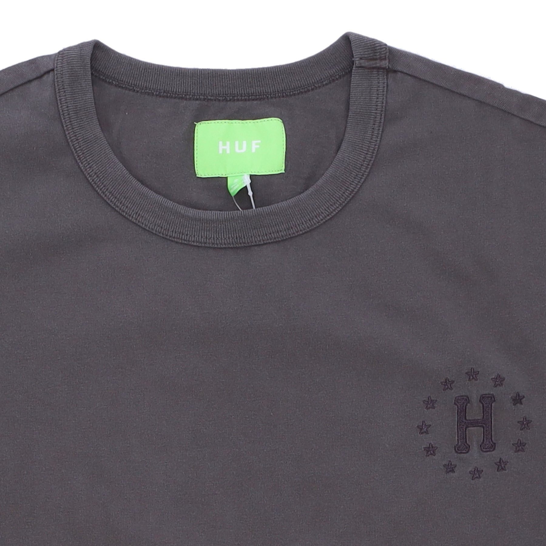 Huf, Maglietta Uomo 12 Galaxies Faded Relaxed Top, 