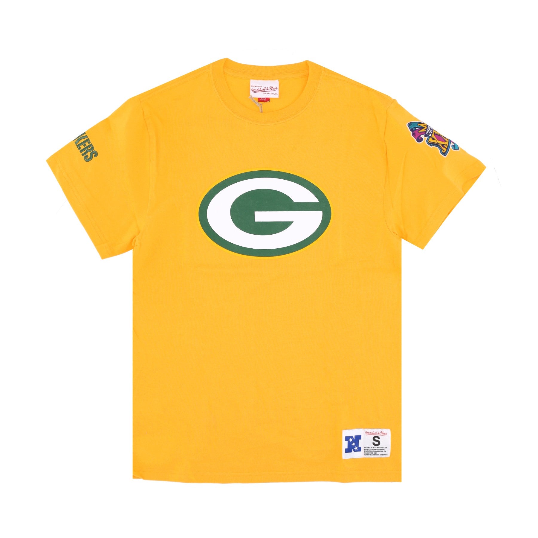 Mitchell & Ness, Maglietta Uomo Nfl Team Origins Top Grepac, Gold