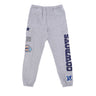 Mitchell & Ness, Pantalone Tuta Felpato Uomo Nfl Team Origins Fleece Pant Dalcow, Grey Heather
