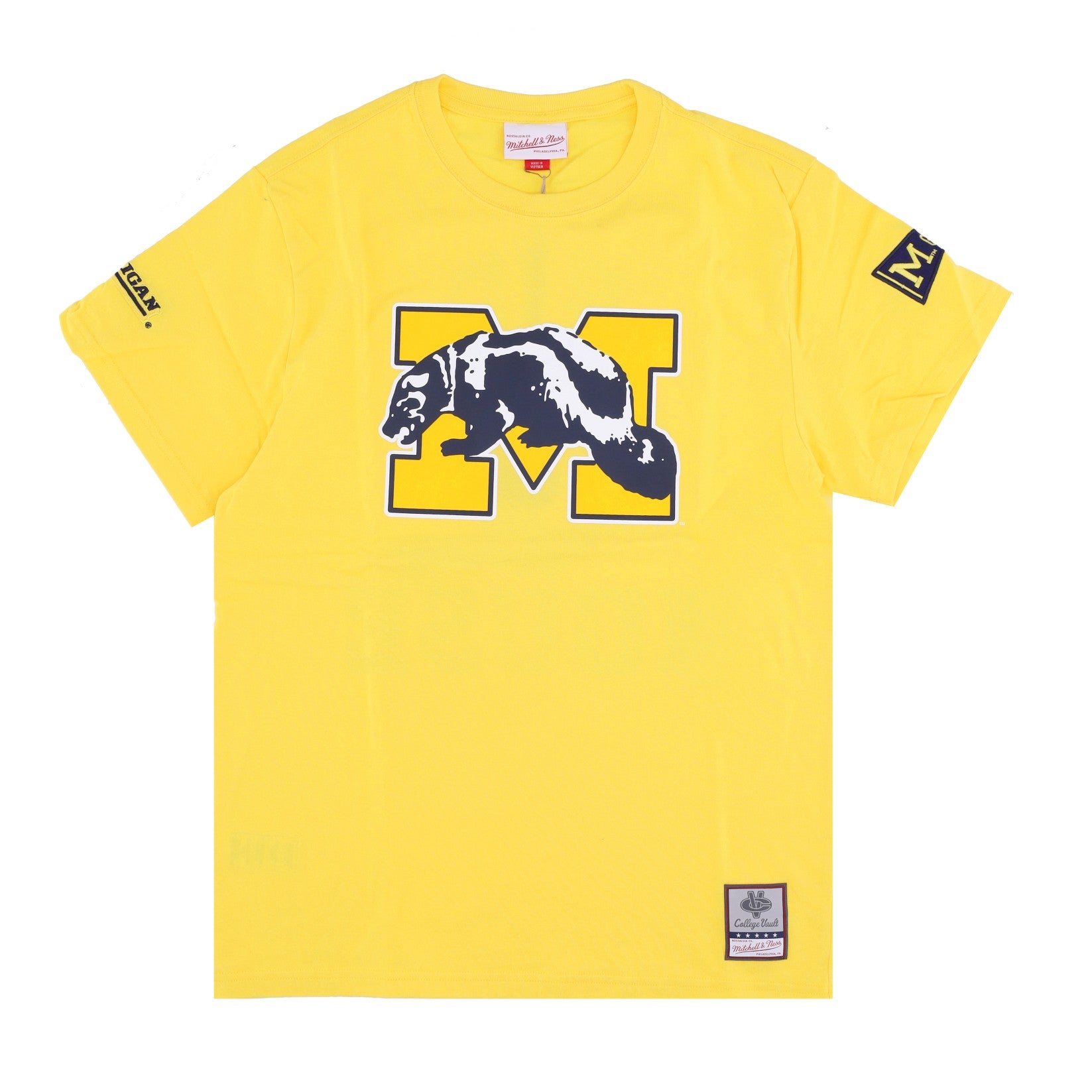 Mitchell & Ness, Maglietta Uomo Ncaa Team Origins Top Micwol, Yellow