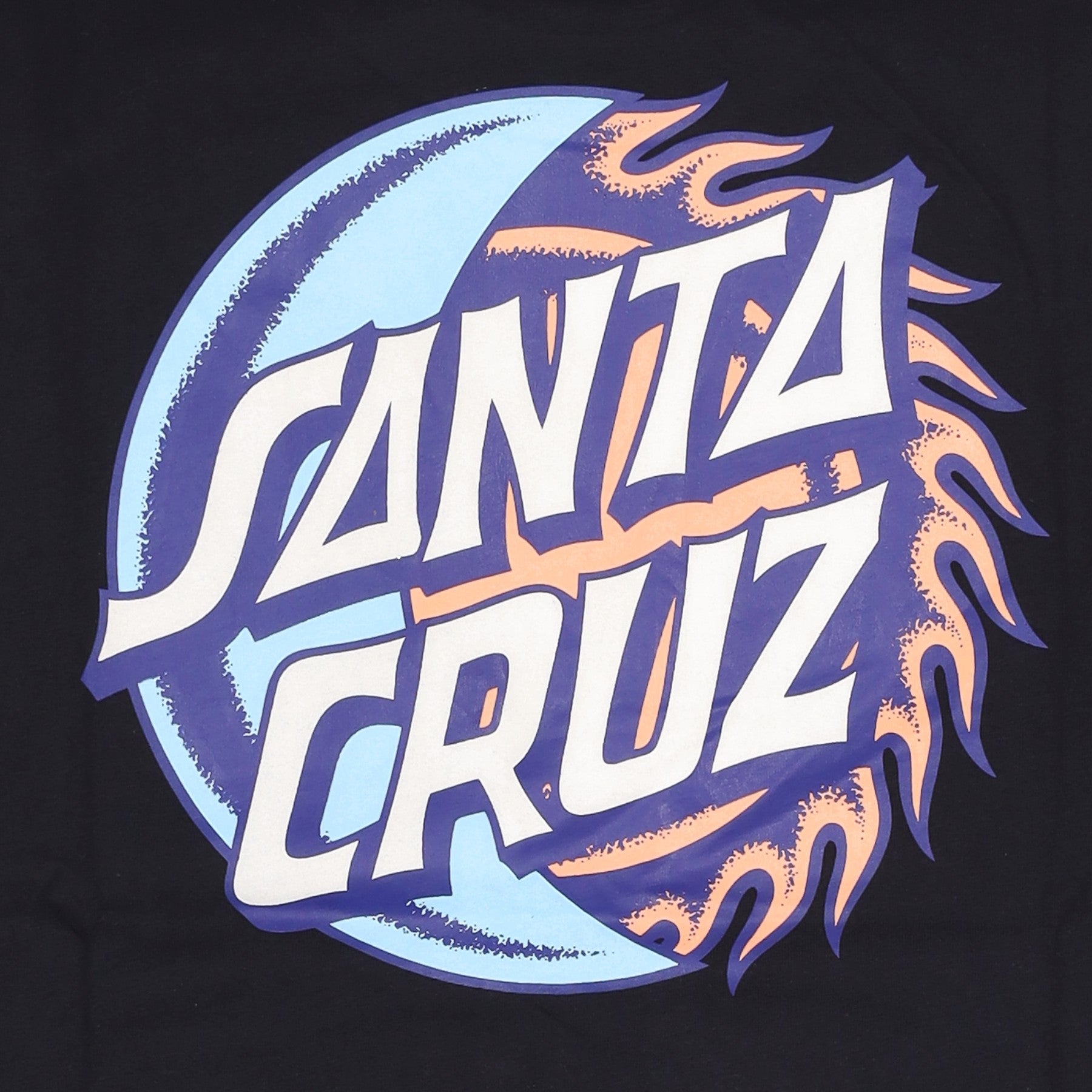 Santa Cruz, Maglietta Uomo Eclipse Dot Tee, 