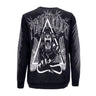 Propaganda, Maglione Uomo Jacquard Jumper, Black