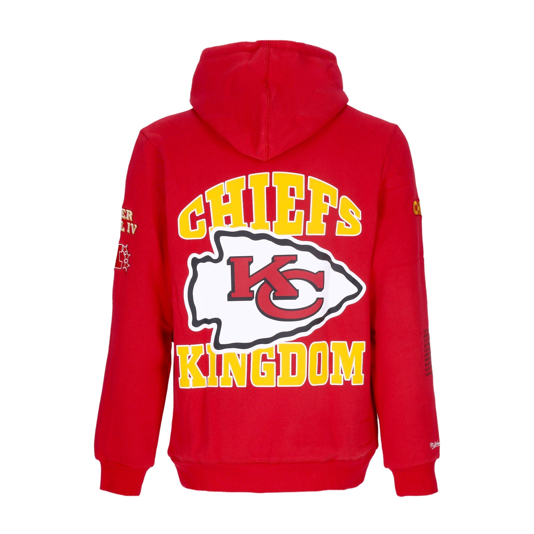 Mitchell & Ness, Felpa Cappuccio Uomo Nfl Team Origins Fleece Hoodie Kanchi, 