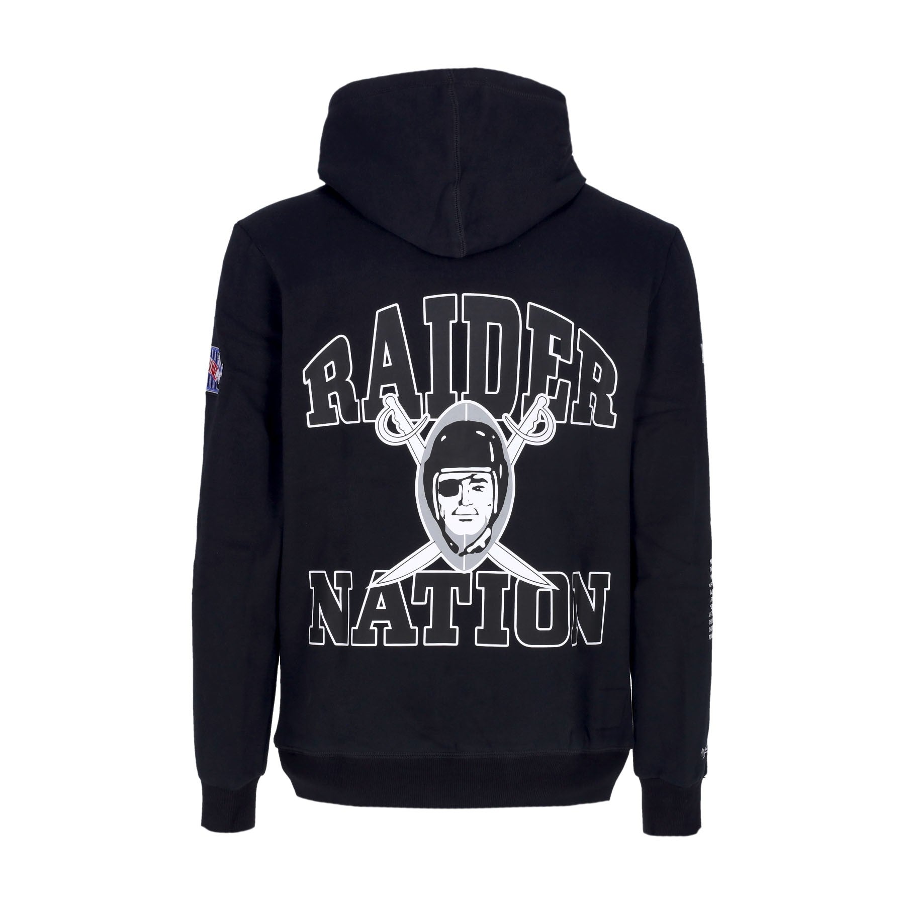 Mitchell & Ness, Felpa Cappuccio Uomo Nfl Team Origins Fleece Hoodie Oakrai, 