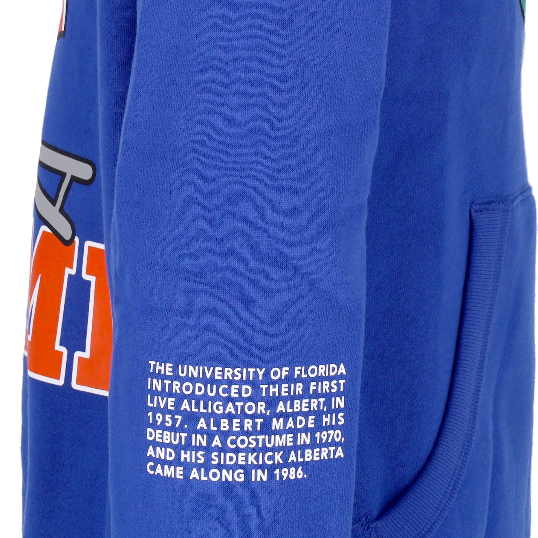 Mitchell & Ness, Felpa Cappuccio Uomo Ncaa Team Origins Fleece Hoodie Flogat, 