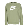 Nike, Felpa Girocollo Uomo Sportswear Club Bb Graphic Crew, Alligator