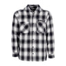 Independent, Camicia Manica Lunga Uomo Tilden Flannel L/s Shirt, Black/white