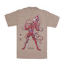 Primitive, Maglietta Uomo Carnage Tee X Marvel X Nychos, Safari Green