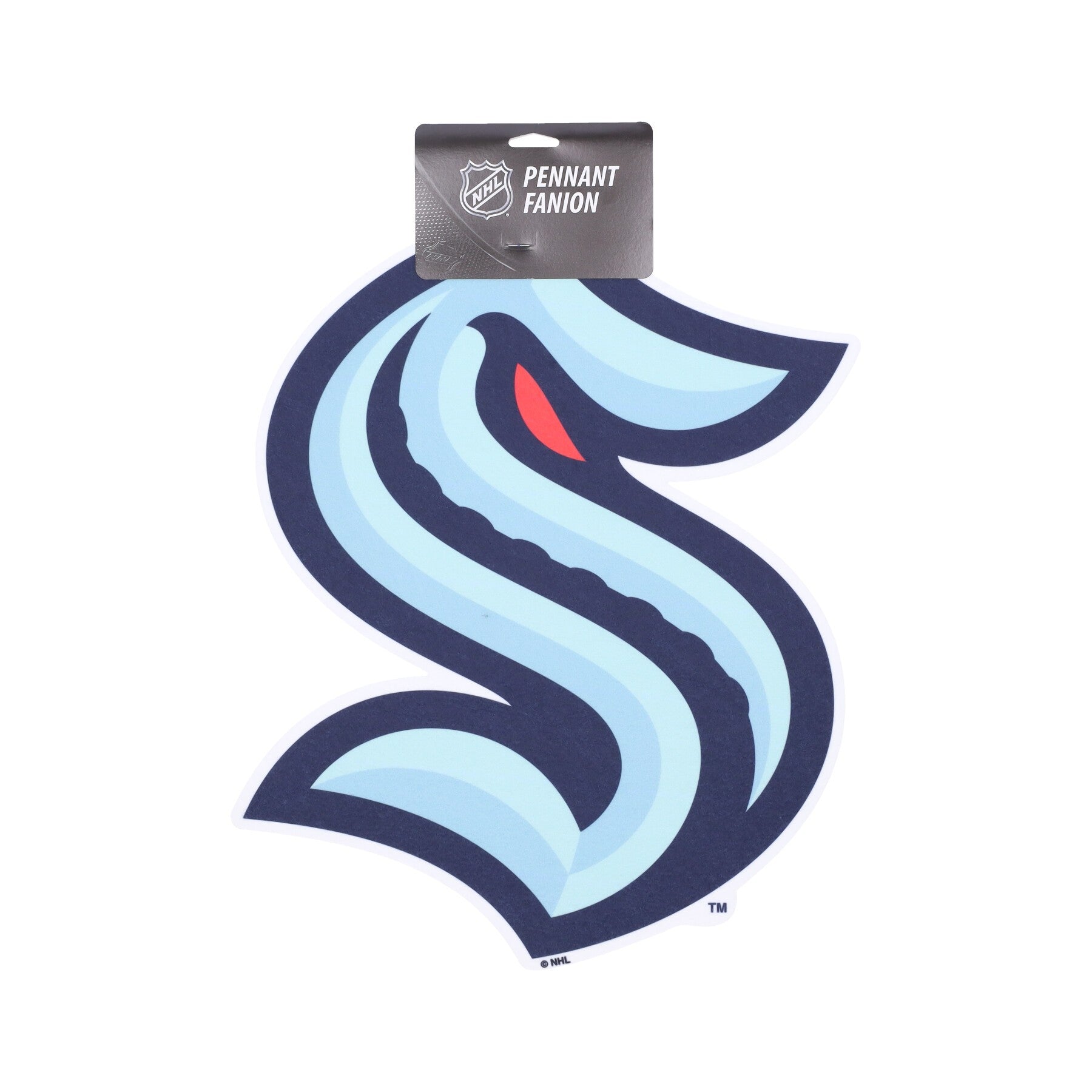 Rico Industries, Logo Squadra Uomo Nhl Shape Cut Primary Logo Pennant Seakra, Original Team Colors