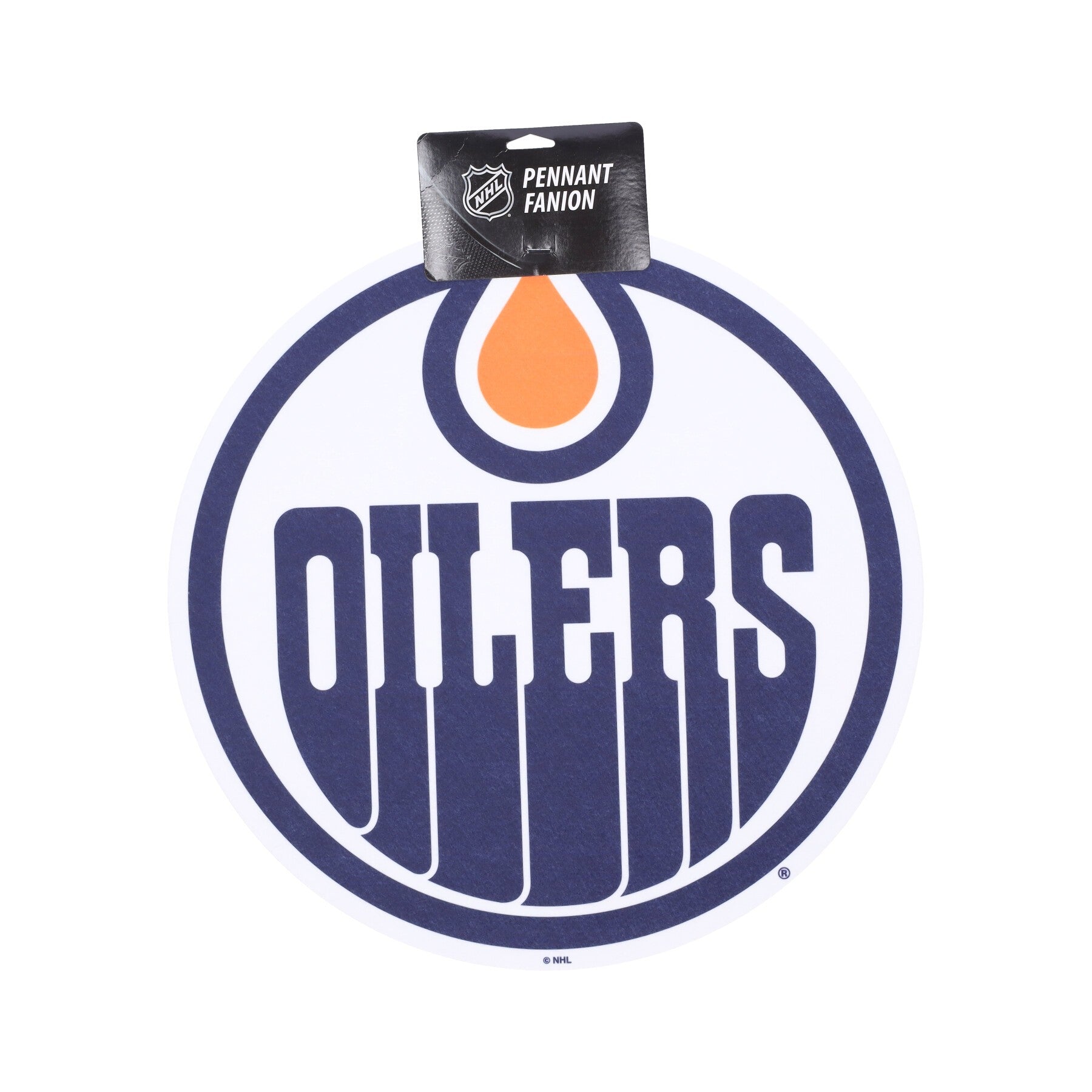 Rico Industries, Logo Squadra Uomo Nhl Shape Cut Primary Logo Pennant Edmoil, Original Team Colors