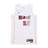 Nike Nba, Canotta Basket Uomo Nba City Edition 22 Dri-fit Swingman Jersey No 22 Jimmy Butler Miahea, White