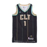 Jordan Nba, Canotta Basket Uomo Nba City Edition 22 Dri-fit Swingman Jersey No 1 Lamelo Ball Chahor, Black