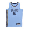 Jordan Nba, Canotta Basket Uomo Nba Statement Edition 22 Dri-fit Swingman Jersey No 12 Ja Morant Memgri, Light Blue