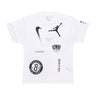 Jordan Nba, Maglietta Uomo Nba Courtside Statement Max90 Tee Bronet, White