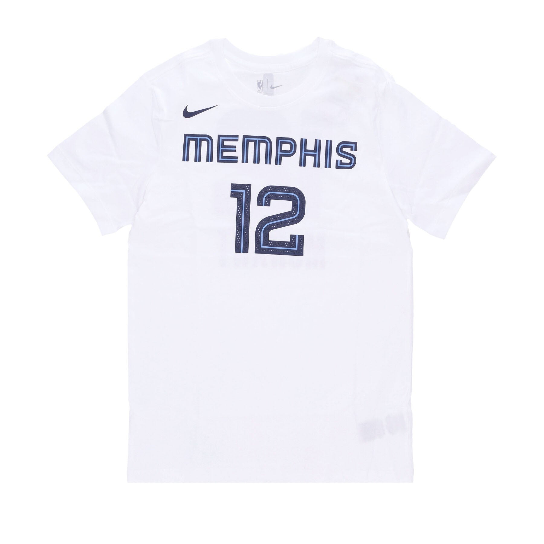 Nike Nba, Maglietta Uomo Nba Essential Tee No 12 Ja Morant Memgri, White