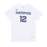 Nike Nba, Maglietta Uomo Nba Essential Tee No 12 Ja Morant Memgri, White