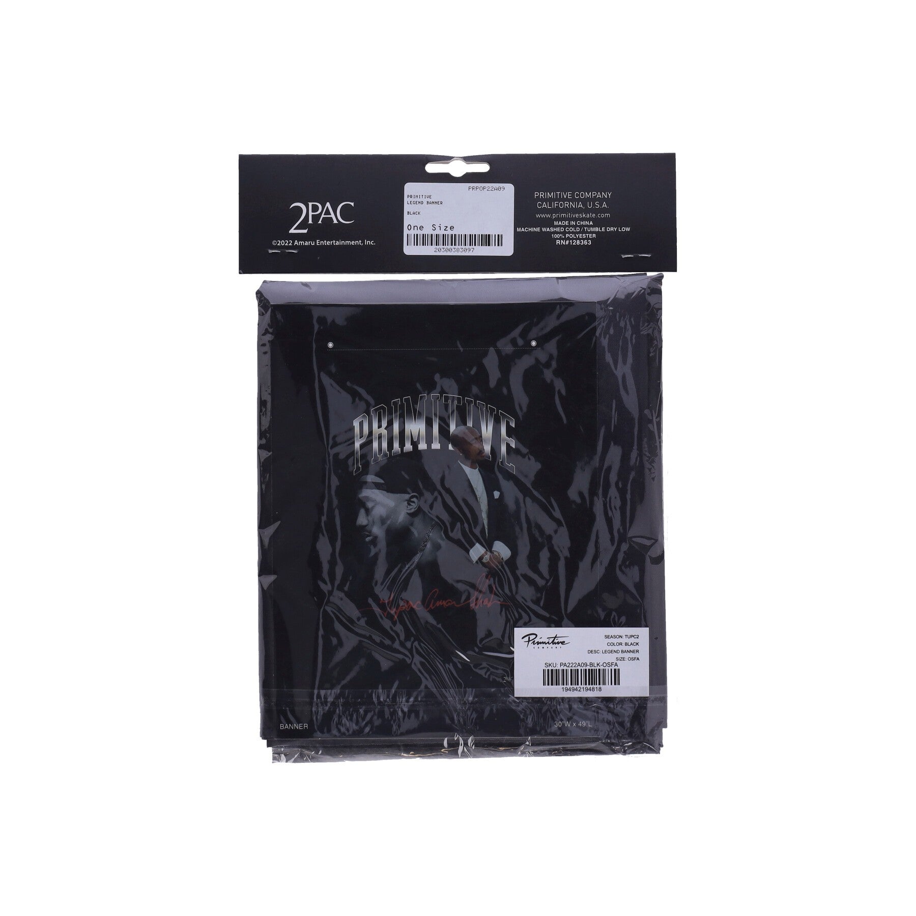 Primitive, Personaggio In Vinile Uomo Legend Banner X 2pac, 