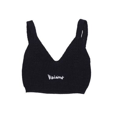 Top Donna Logo Knitted Top Black
