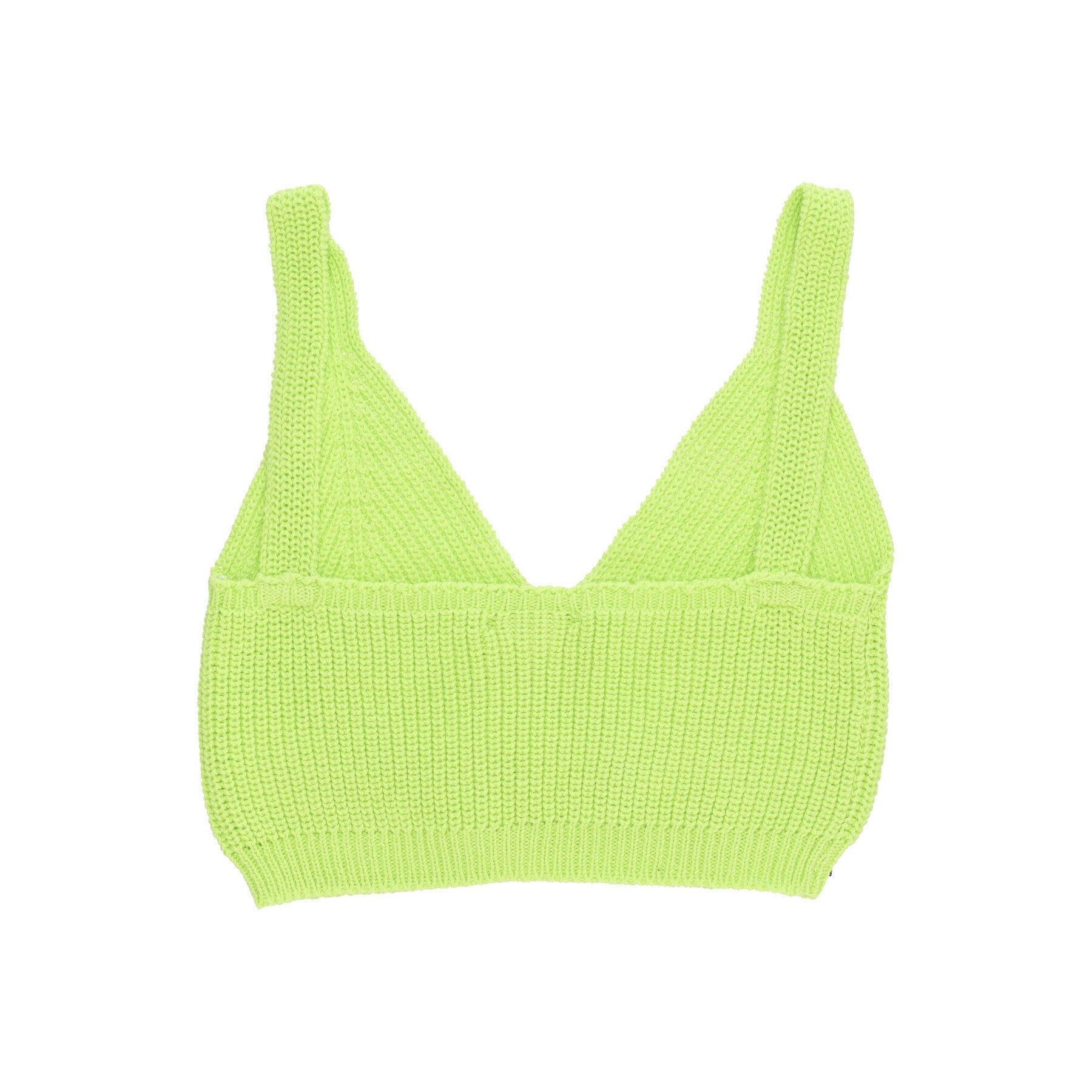Top Donna Logo Knitted Top Fluo Yellow